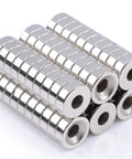 60 Pcs Neodymium Disc Magnets With Mounting Hole 3 Mm Heavy Duty Rare Earth Magnets for cabinets and DIY projects