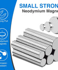 255 Pcs Rare Earth Neodymium Magnets Set In 6 Sizes For Crafts Whiteboards Refrigerators Home Office And School displayed.