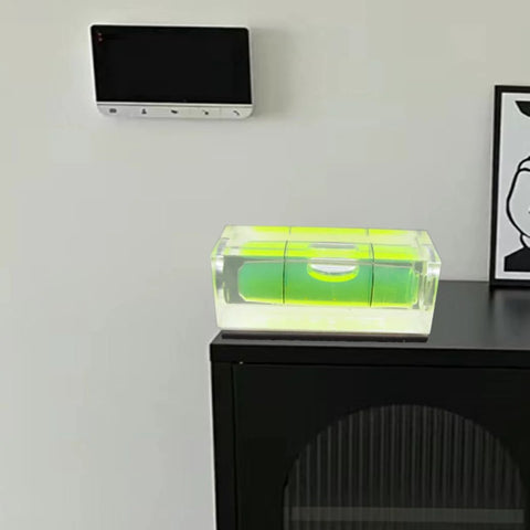 Magnetic Square Bubble Level Set Of 5 Pieces With 29mm 40mm And 52mm Levels For Quick Layouts And Precise Measurements In Carpentry And DIY Projects Strong Magnets Lightweight Aluminum Build Makes It Easy To Hang And Use All Day displayed on a surface.