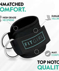 Neoprene Ankle Strap For Cable Machines Comfortable Glute Attachment For Home Gym Workouts Ideal Mint Color 1 Pack