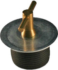 Shaw Plugs 52006 Turn-Tite Expandable Neoprene Rubber Plug with Brass Handle and Zinc Plated Steel Hardware, 2-1/4x2 inch.