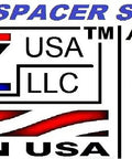 Pack Of Four Made In USA Rubber Spacer For Anti Vibration And Equipment Damping, 2-Inch Outer Diameter, 1/2-Inch Inner Diameter, 3/4-Inch Thick, Multipurpose For Home Industrial Automotive And Marine Applications, packaging and branding image