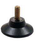 One Inch Diameter Heavy Duty Neoprene Threaded Suction Cup with Brass Three Eighths Inch Long Thread for Secure Anchor Point