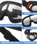 4 Pack Protective Goggles For Nerf Guns Kids Teens Safety Eyewear 4 Colors with TPU frame, adjustable strap, polycarbonate lens.