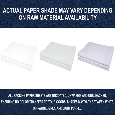 Various shades of Newsprint Packing Paper Bulk 320 Sheets 27x17 Inches 10 Lb for Moving and Cushioning