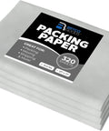 Stack of Newsprint Packing Paper Sheets For Moving 10 Lb 320 Sheets 27 By 17 Made In USA For Wrapping Dishes And Fragile Items