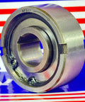 NFS17 one way clutch 17x47x19mm sprag freewheel backstop clutch in metallic finish, front view showing detailed structure.