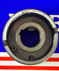 NFS17 one way clutch 17x47x19mm sprag freewheel backstop, close-up showing rotation direction and part detail.