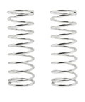 Two Pack Nickel Plated Compression Springs Made From Spring Steel 0.105 Gauge Wire Seven Eighths Inch Diameter 3 Inch Long Heavy Duty