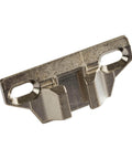 ✝️ 1-Pack 1-3/8"" + Overlay Face Mounting Plate 133.024 for Compact 33 110° Hinge Nickel Finish, front view
