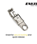 Nickel Plated Panic Snap 4 Inch With Quick Release And Secure Lock For Horse Tack Whips And Accessories Emergency Release