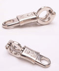 Nickel Plated Quick Release Panic Snap 3 Pack for Paracord and Rope Applications with rust resistance