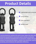 Set Of Five Nickel Plated 360 Degree Rotating Quick Release Clips For Outdoor Gear Heavy Duty Metal Snaps product details