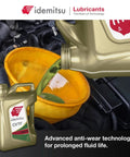 Pouring CVT Type N NS2 Transmission Fluid For Nissan Rides And Rigs 5 Qt Bottle into engine for anti-shudder performance.