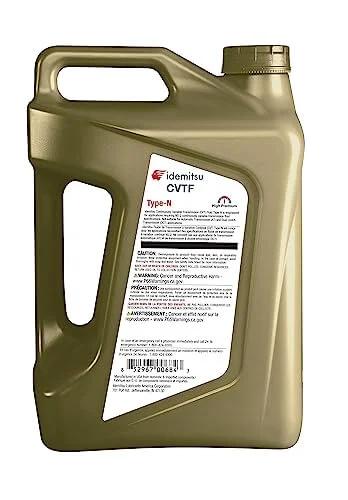 CVT Type N NS2 Transmission Fluid For Nissan Rides And Rigs 5 Qt Bottle Anti Shudder Performance in gold plastic container