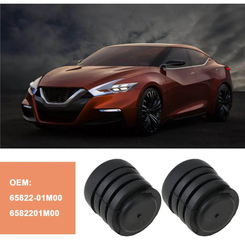 4Pcs Hood Rubber Bumper Stopper Set Fits Nissan Pulsar NX 1983-1990 And 200SX 1984-1988, 21x22x24mm Cushions Absorb Impact When Hood Closes