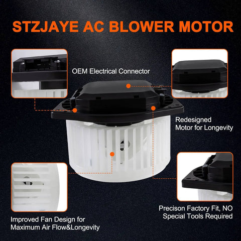Beefed Up Blower Motor Assembly for Nissan and Infiniti Vehicles 700193 HVAC AC Heater Fan, various product details shown