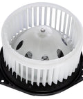 Front view of the Beefed Up Blower Motor Assembly for Nissan and Infiniti Vehicles 700193 HVAC AC Heater Fan Fits Altima 2007 To 2019