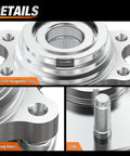 Front Wheel Hub Bearing Assembly Compatible With Nissan Altima Murano Maxima Pathfinder Infiniti QX60 JX35 QX50 32 Tooth Spline OE 513296, showing internal magnetic ring and fixing holes