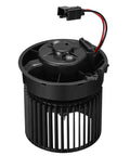 Front view of the AC Heater Blower Motor Fan Replacement For 2014 To 2019 Nissan Rogue And 2017 To 2019 Rogue Sport With Quiet Operation