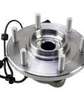 Front Wheel Bearing And Hub Assembly For 2017 Through 2023 Nissan Titan 4WD Direct Fit Replacement With Durable Built In ABS Tone Ring
