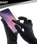4 Mil Nitrile Gloves 100 Count Latex Free Powder Free Food Safe For Cooking used with touchscreen phone
