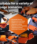 Nitrile Disposable Gloves Diamond Textured 10mil Heavy Duty XL Mechanic Gloves in various usage scenarios