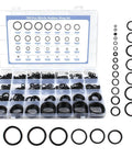 705 Piece O Ring Kit With 28 Metric Sizes in open box showing assorted premium nitrile black rubber O rings for repairs and sealing