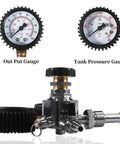 Nitrogen Beer Regulator CGA580 With Dual Gauge 0 To 100 PSI Delivery Pressure showing output and tank pressure gauges.