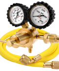 Image of Pro Nitrogen Regulator With 0 To 800 PSI Delivery Pressure, 60 Inch Hose, CGA580 Inlet Connection, ideal for purging and testing.