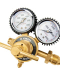 Zistel dual gauge nitrogen regulator with CGA580 inlet, 0-600 PSI delivery pressure for precise control in HVAC and brewing applications.