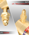 Beefed Up Nitrogen Regulator For Welding And Fabrication With 0 To 4000 PSI Input And 0 To 600 PSI Output, CGA580 Inlet