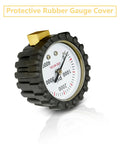 Protective rubber gauge cover for dual gauge nitrogen regulator.