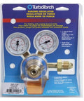 Nitrogen Regulator 0386-0814 245-03P for Oxy Acetylene and HVAC with dual gauges in retail packaging by Victor TurboTorch
