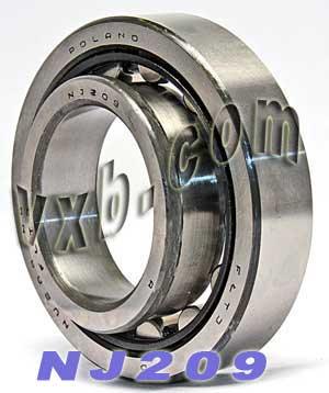 NJ209 Cylindrical Roller Bearing 45x85x19 Cylindrical Bearings - VXB Ball Bearings