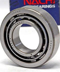NJ216 Nachi Cylindrical Bearing Steel Cage Japan 80x140x26 Bearing front view showing steel cage and Japan marking