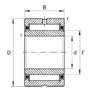 NKI85/36 Needle Roller Bearing 85x115x36mm - Machined Type - Buy Bearings online - Fast US Shipping