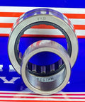 NKIS25 Needle Roller Bearing 25x47x22mm - Machined Type showcasing inner and outer rings