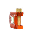 Compact 2.5 inch no-dog conduit bending level with 1 vial and ACCU-BEND design features orange body and thumbscrew