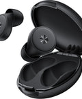 55dB Noise Cancelling Ear Plugs For Sleep And Focus, Reusable Silicone Earplugs With Seven Tips, shown with a durable case
