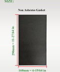 Non Asbestos Gasket Material And RTV Gasket Maker Silicone Sealant Kit 3 Oz For Waterproof Gasketing On Uneven Surfaces 290mm x 160mm sheet