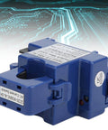 Non Contact AC Current Switch Transducer With NO And NC Contacts, Isolation Induction Switch, 1.6 To 50 Amp Range, blue casing