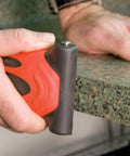 Laminate Rollers for Any PSA Application with Non-Marring Rubber Wheels in use for smooth edge finishing by a contractor - 98038