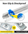 Smooth-sliding nylon strut channel cone nuts provide fast, tool-free one-handed installation for Unistrut systems photo