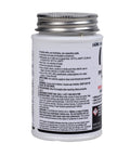 Non Toxic Non Hardening White Pipe Joint Compound for Threaded Joints, 4 oz container, Oatey, side view with label details
