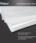 Sterile Cleanroom Nonwoven Wipes 6x6 Inches, Bag Of 300 Pcs For Lab Use, Hydro Entangled Fifty Five Percent Cellulose Forty Five Percent Polyester Blend