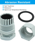 Five Pack Three Quarters Inch NPT Cable Glands Waterproof Strain Relief Cord Connectors Built Tough Nylon Glands UV Resistant