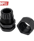 20 Pack Three Quarter Inch NPT Cable Glands Waterproof Adjustable Nylon Glands With Gaskets for Electrical Enclosures