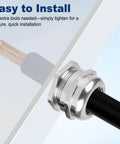 Beefy Three Quarter Inch NPT Nickel Plated Copper Waterproof Cable Gland with cord grip for 13 to 18mm cables close-up