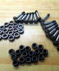 NPT Pipe Fitting Kit With 5/16-18 Fine Thread 316321 Stainless Steel PKIT SN 226 STL components on wooden surface